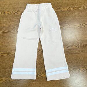 OFF-WHITE Team 23 Pink/Blush Wide-Leg Pants, Girls Size 6 - NWT
